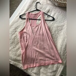 Light pink lululemon tank top